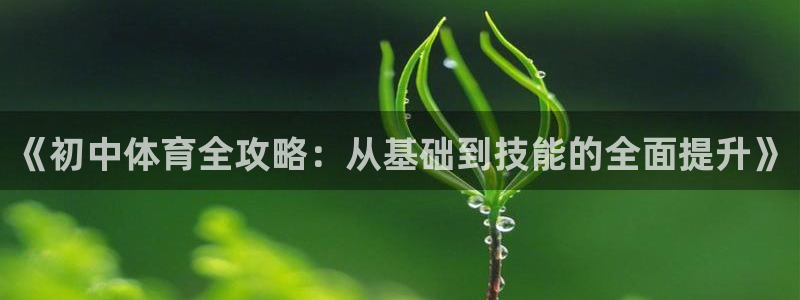 《初中体育全攻略：从基础到技能的全面提升》